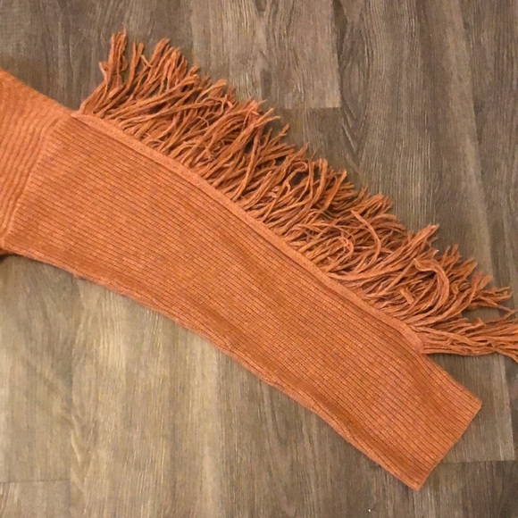 BCBGMAXAZRIA Sweater Dress with Arm Tassels Size Large - Picture 6 of 11